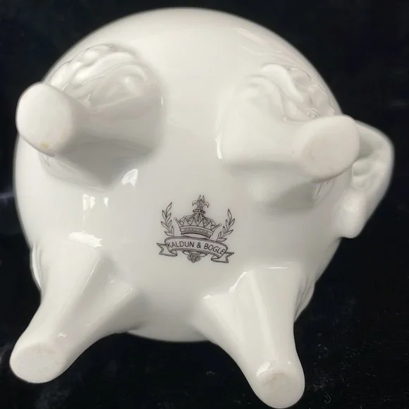 Kaldun & Bogle footed white creamer rare - Picture 4 of 6